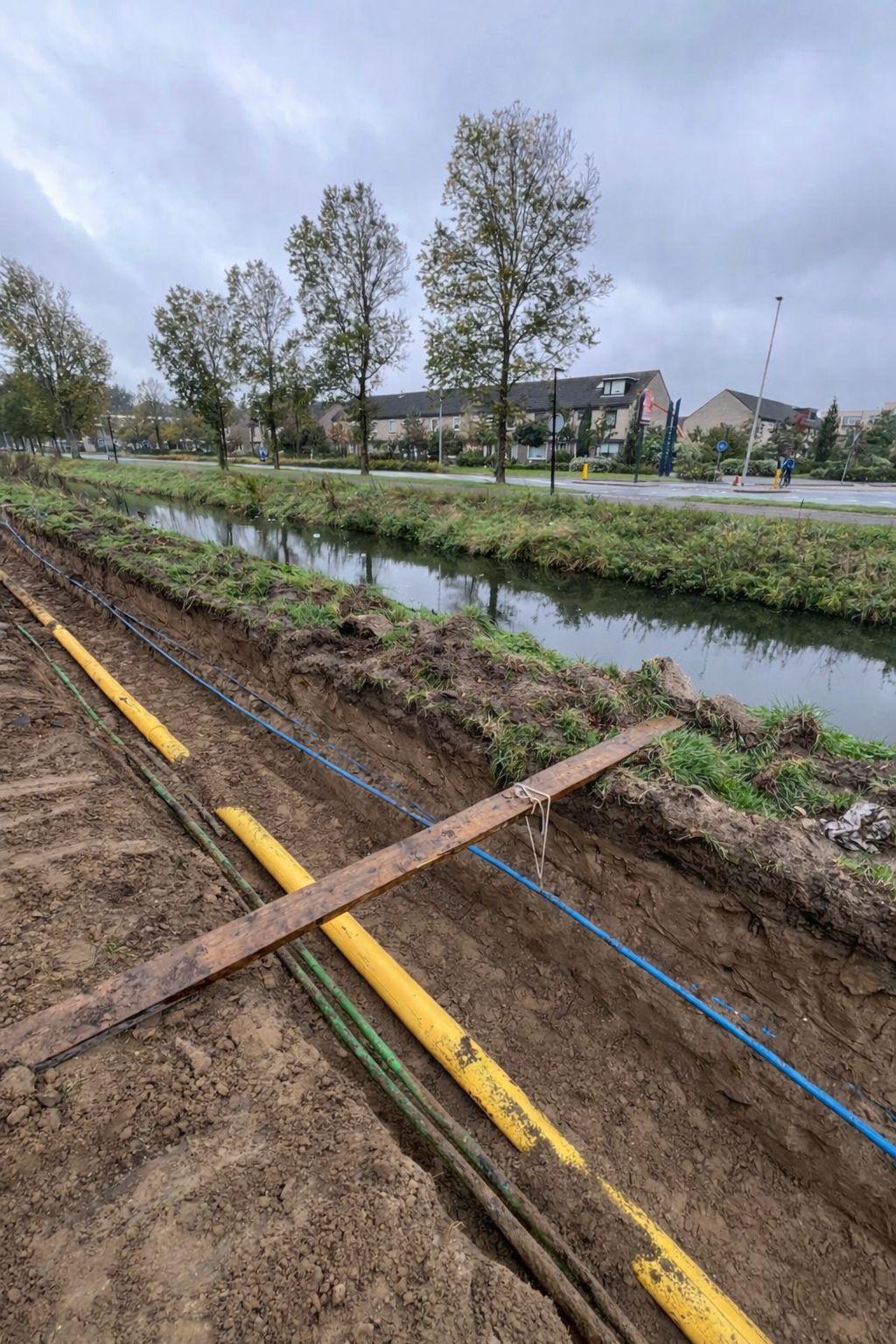 Aanleg hoofdriolering